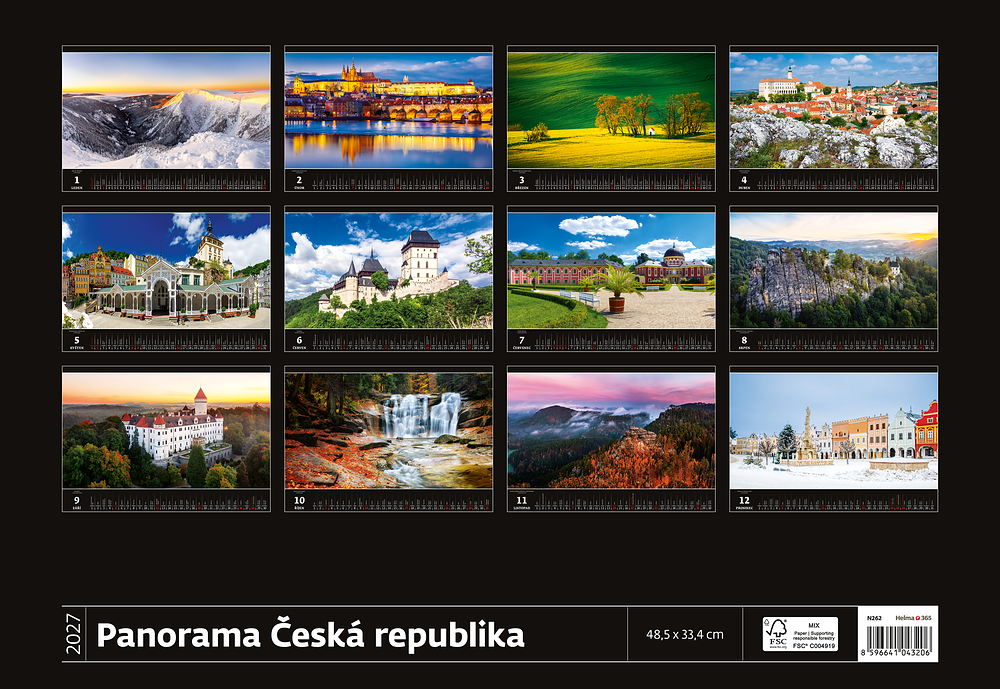 Kalendár Panorama – Česká republika