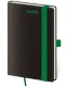 Kapesní diář Black Green s poutkem