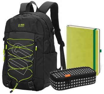 Študentský trojdielny set Flex Neon