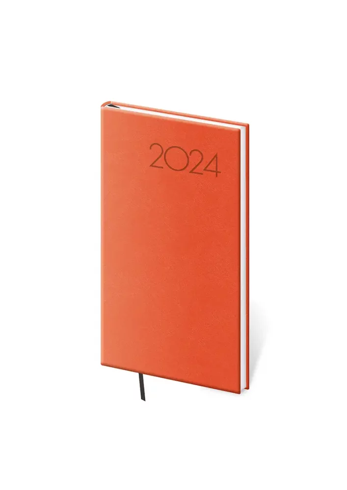 Kapesní diář Print Pop oranžový