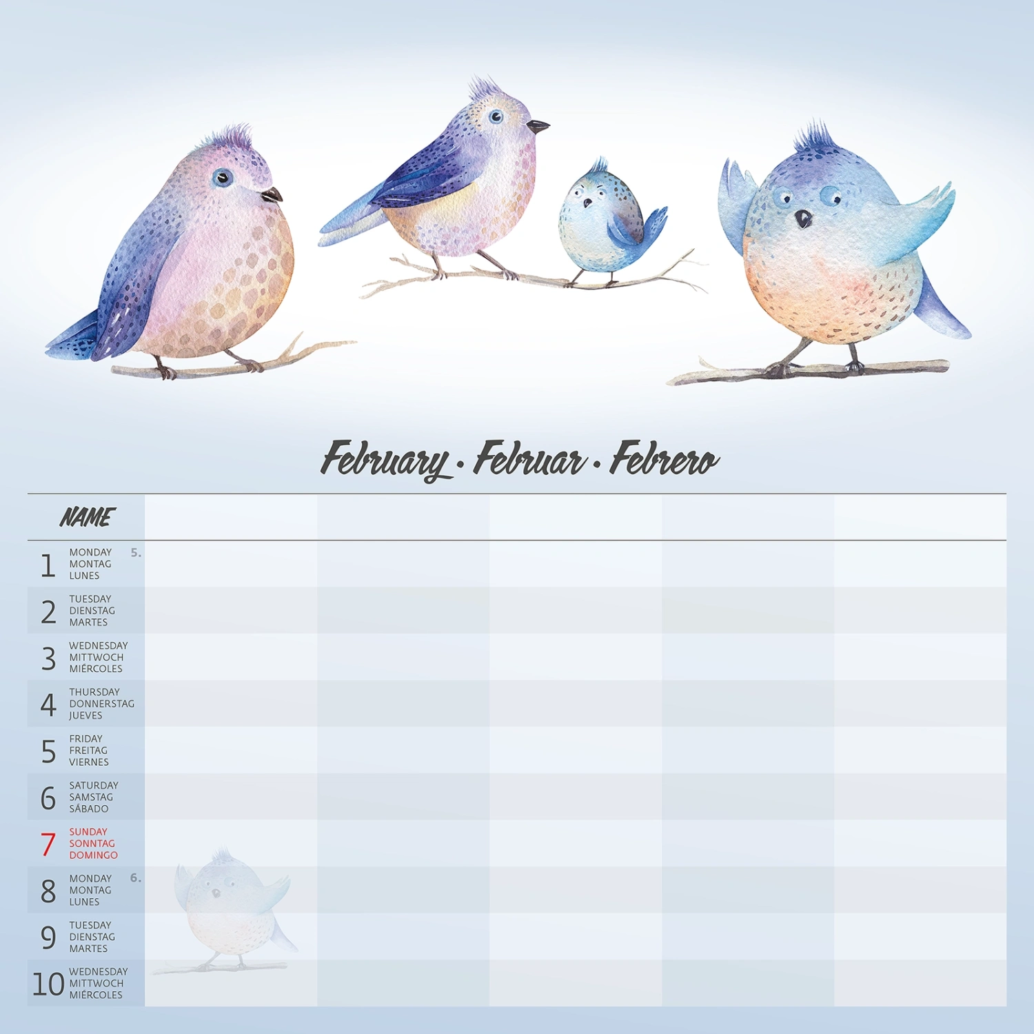Kalendár Family Planner