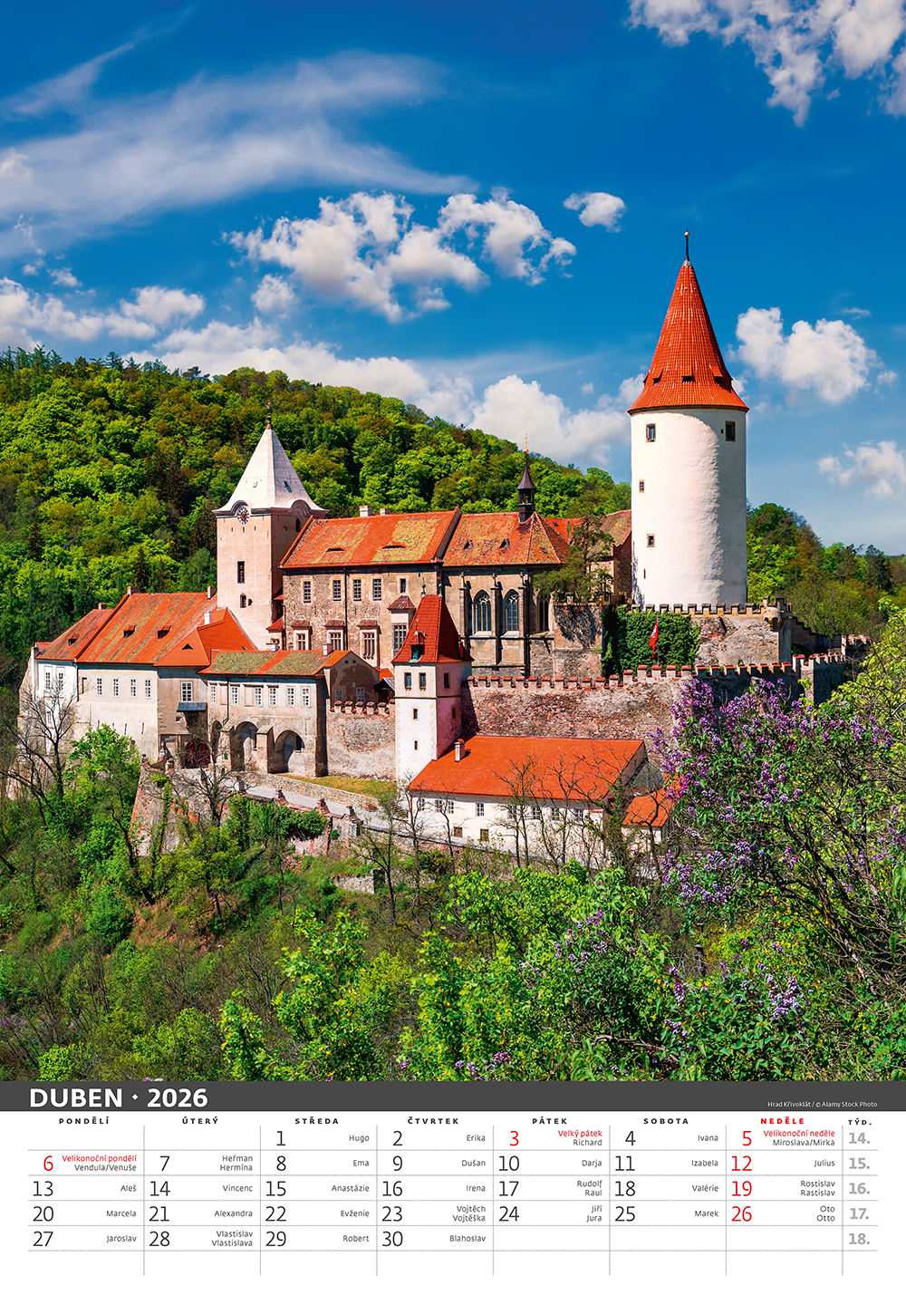 Kalendář Naše hrady a zámky