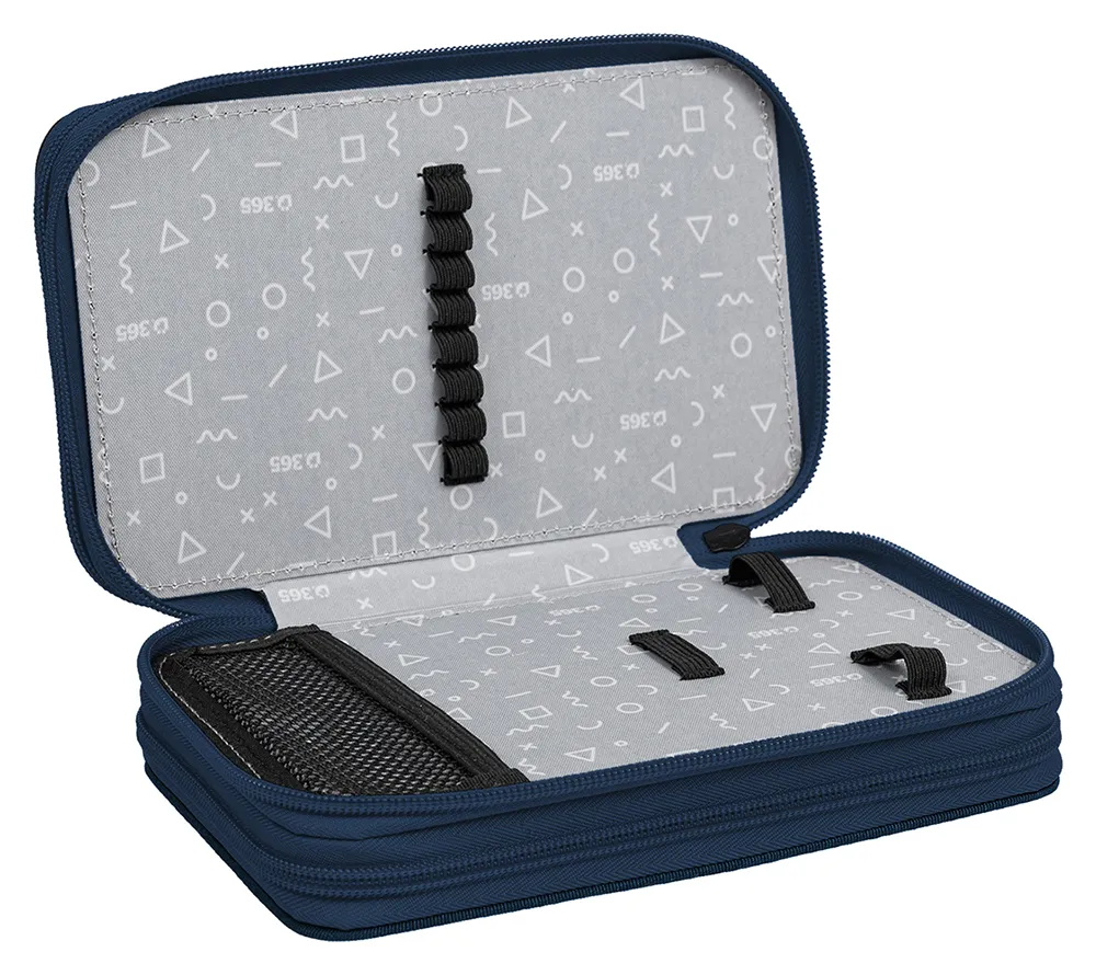 Školní penál třípatrový Unimonster