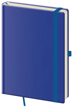 Linkovaný zápisník Print Plus L Royal blue