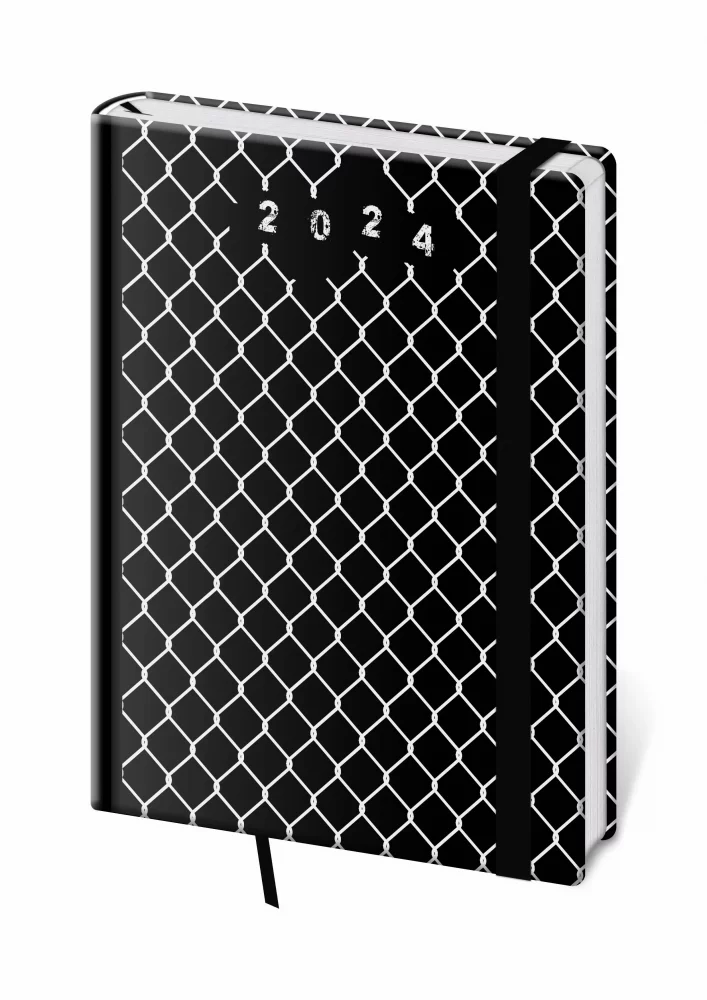 Denní diář A5 Vario Wire s gumičkou