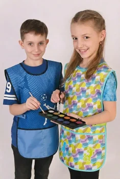 Zástěrka na výtvarnou výchovu pončo Vibe