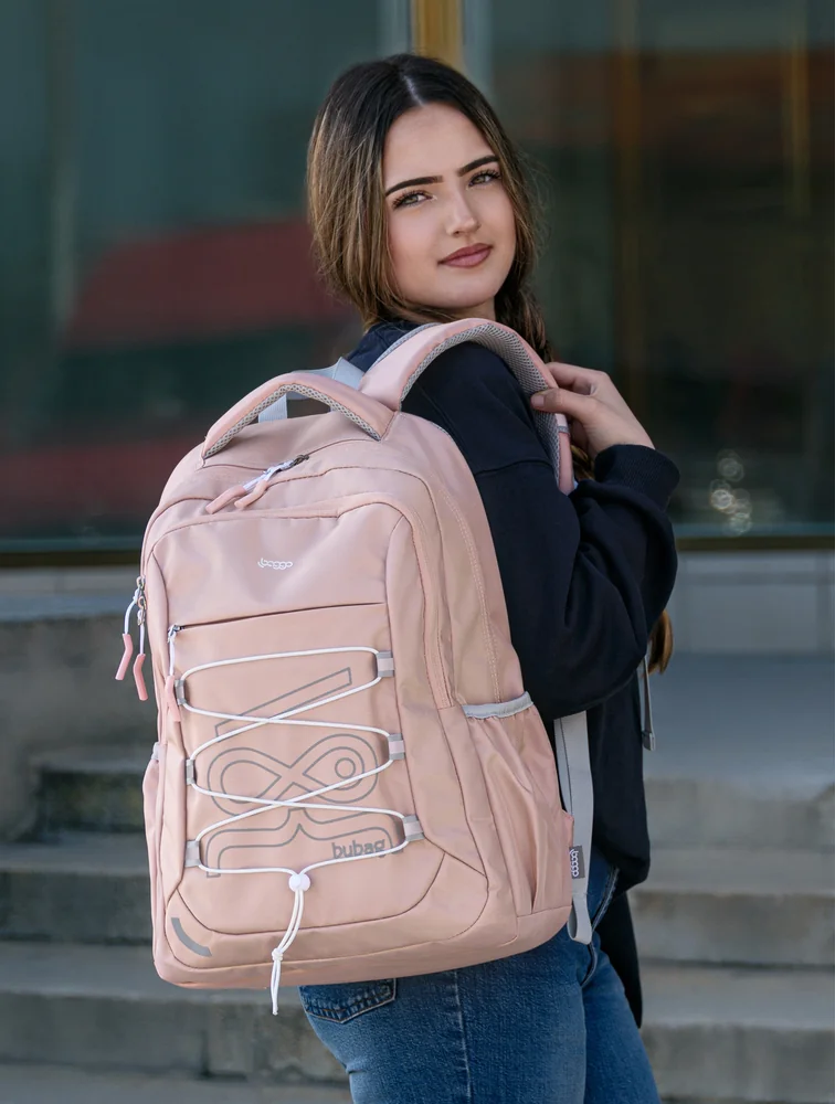Studentský batoh Baggo Brisk Bubag Pink dívčí