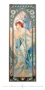 Kalendář Alfons Mucha