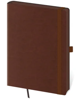 Zápisník Memory L bodkovaný Brown