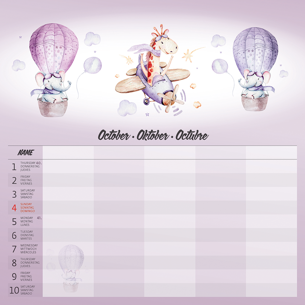 Kalendár Family Planner