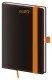 Kapesní diář A6 Black Orange s poutkem