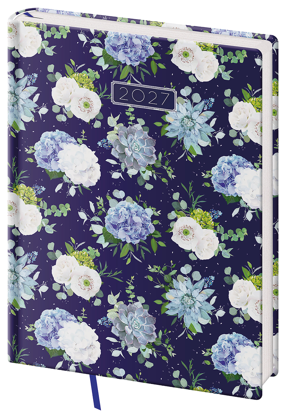 Týždenný diár B6 Vario Lyra Floral