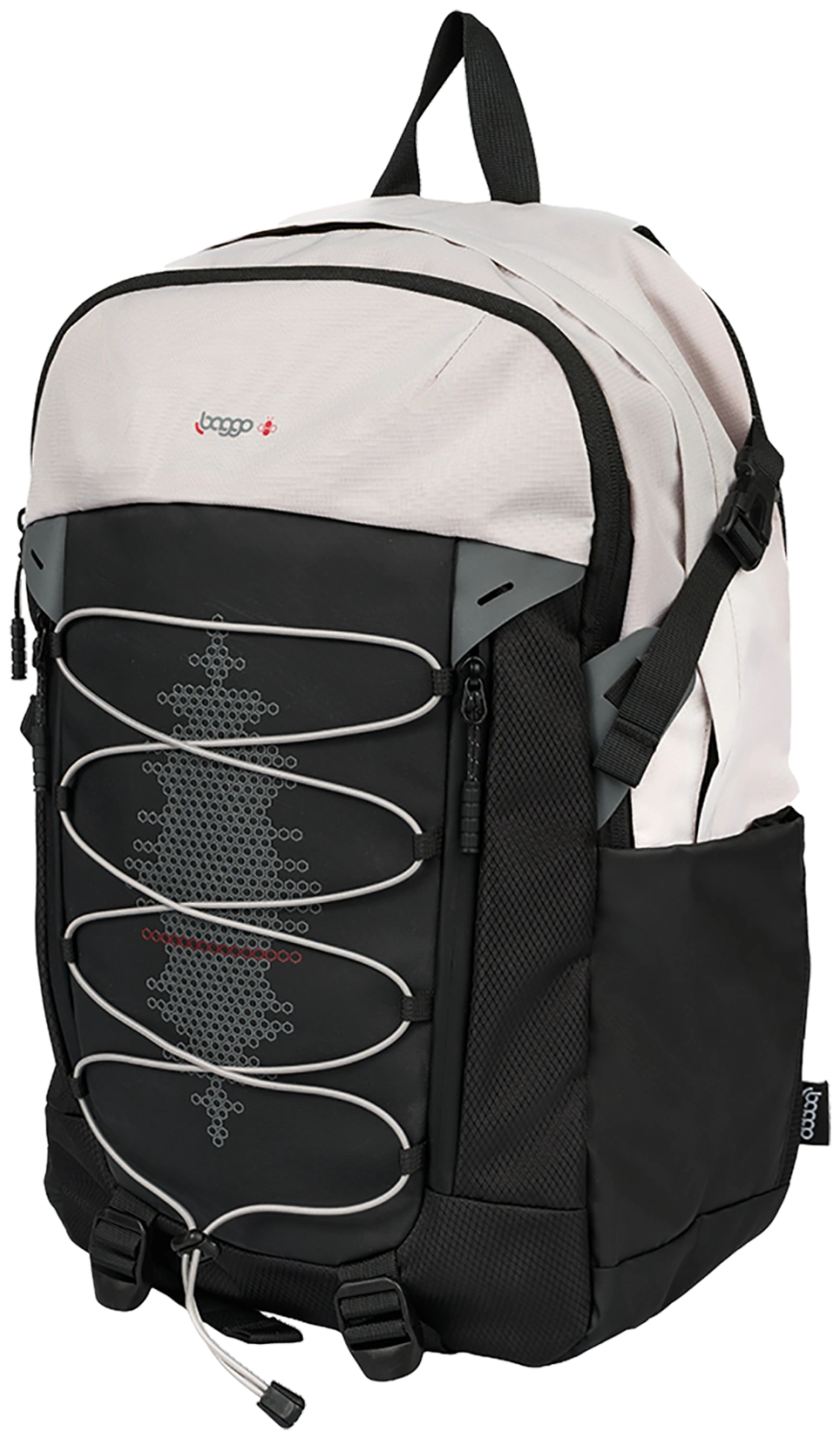 Batoh pro studenty Baggo Flex White Bee