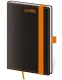 Kapesní diář Black Orange s poutkem