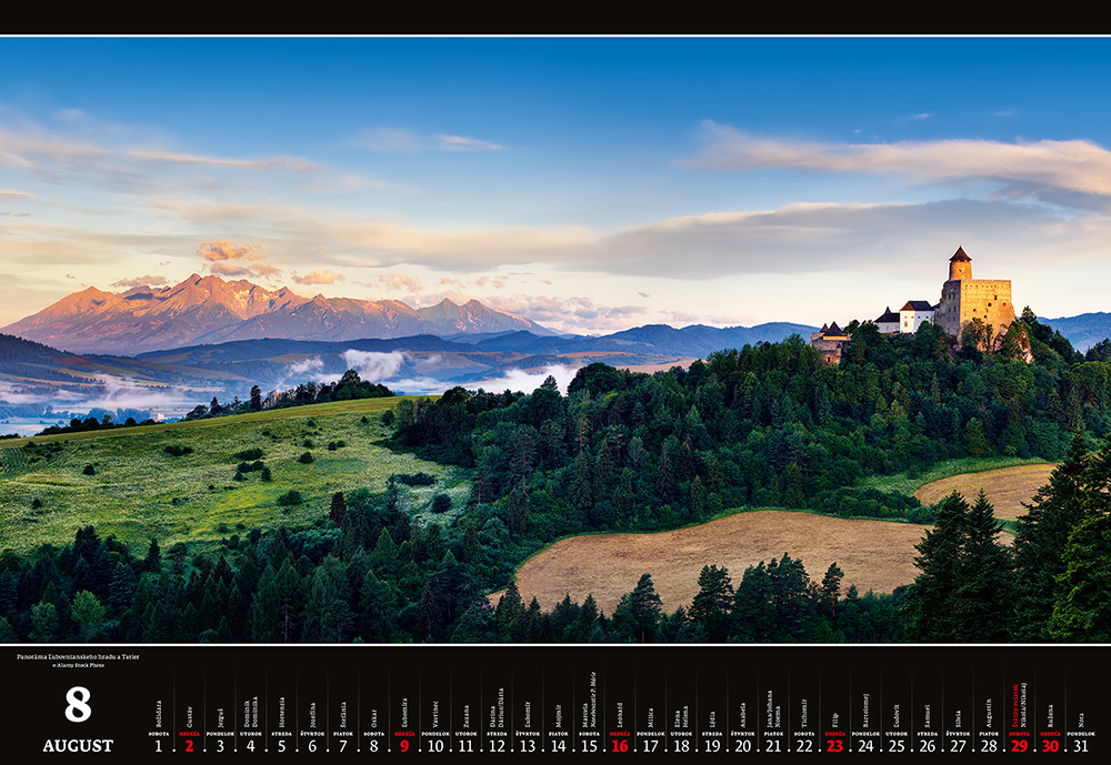 Kalendár Slovakia Panorama