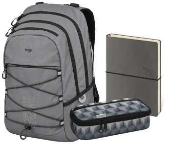 Studentský set Baggo Tweeny Ashy třídílný