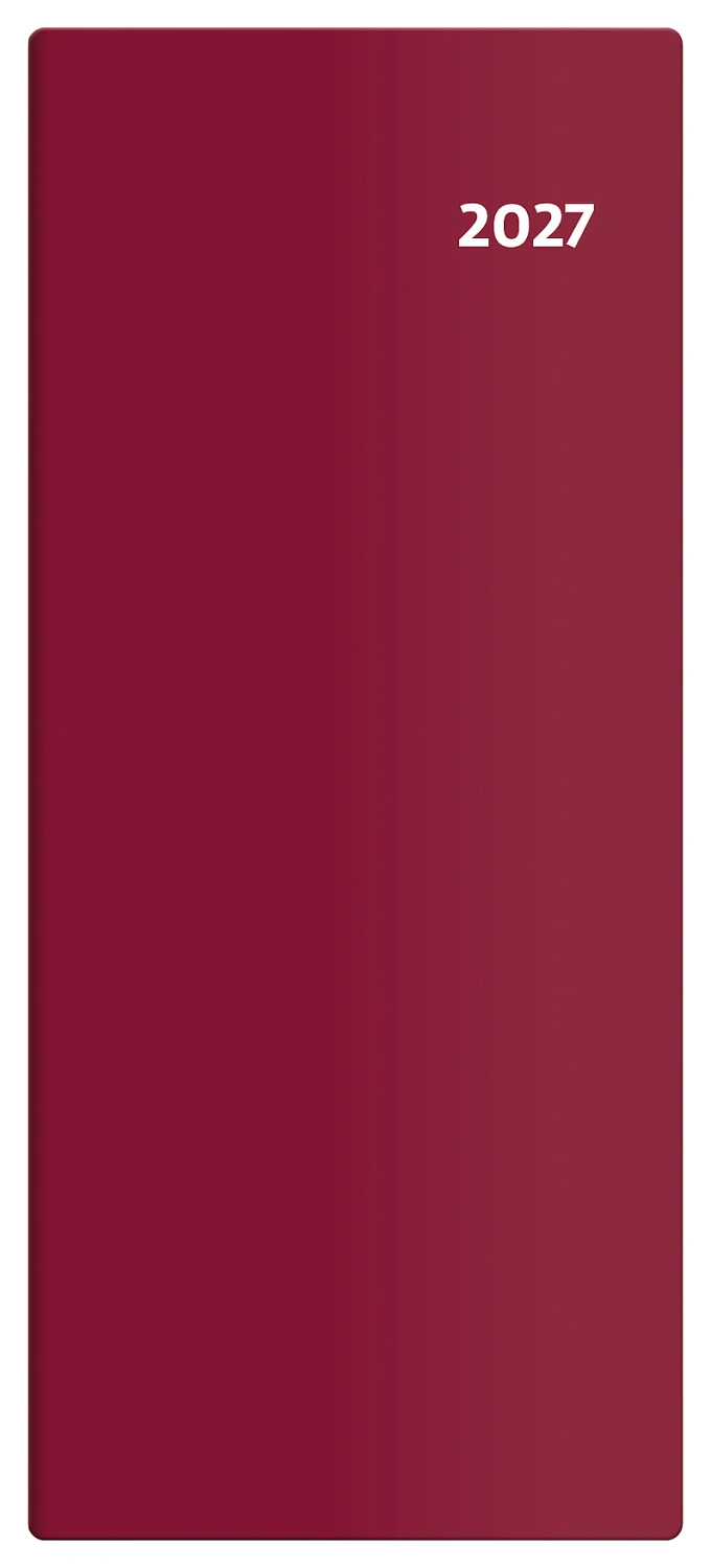 Měsíční diář Torino bordó