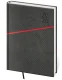 Denní diář A5 Grife šedo/červený