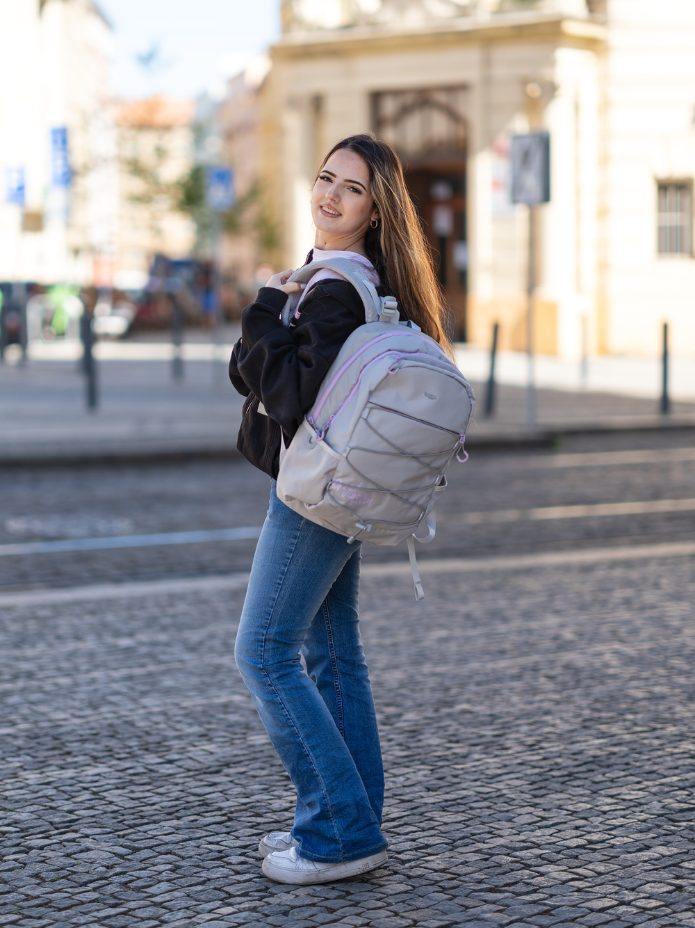 Studentský set Baggo Tweeny Pinklet  třídílný