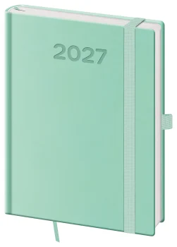 Týdenní diář B6 Print Pop světle zelený