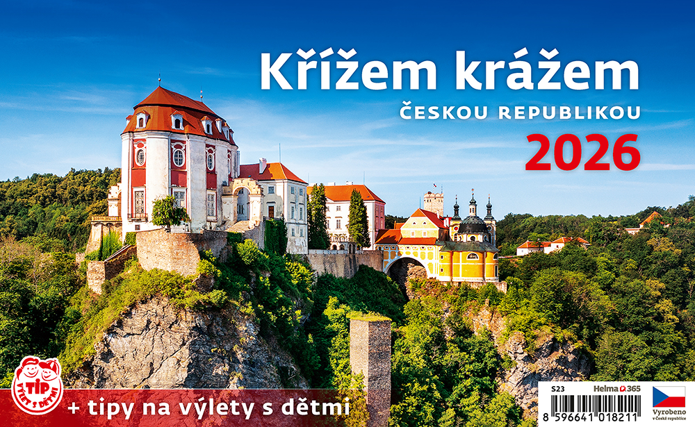 Kalendář Křížem krážem Českou republikou
