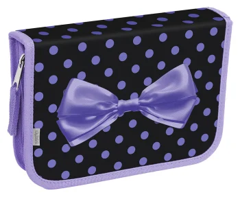 Školní penál jednopatrový Cute bow