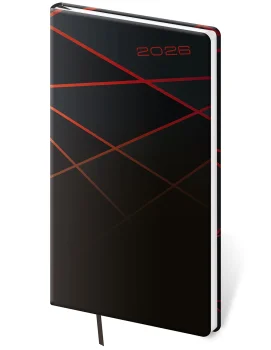 Kapesní diář Vario Black design