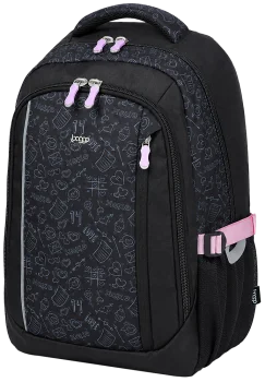 Batoh pro studenty Baggo Groovy Pinky Teenky