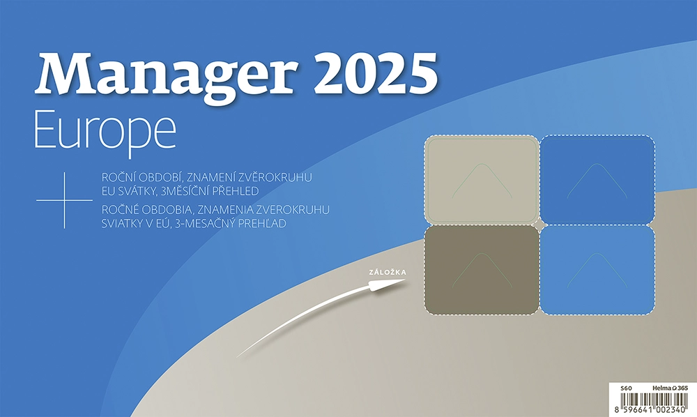 Plánovací kalendář Manager Europe