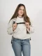 Batoh pro studenty Baggo Flex White Bee