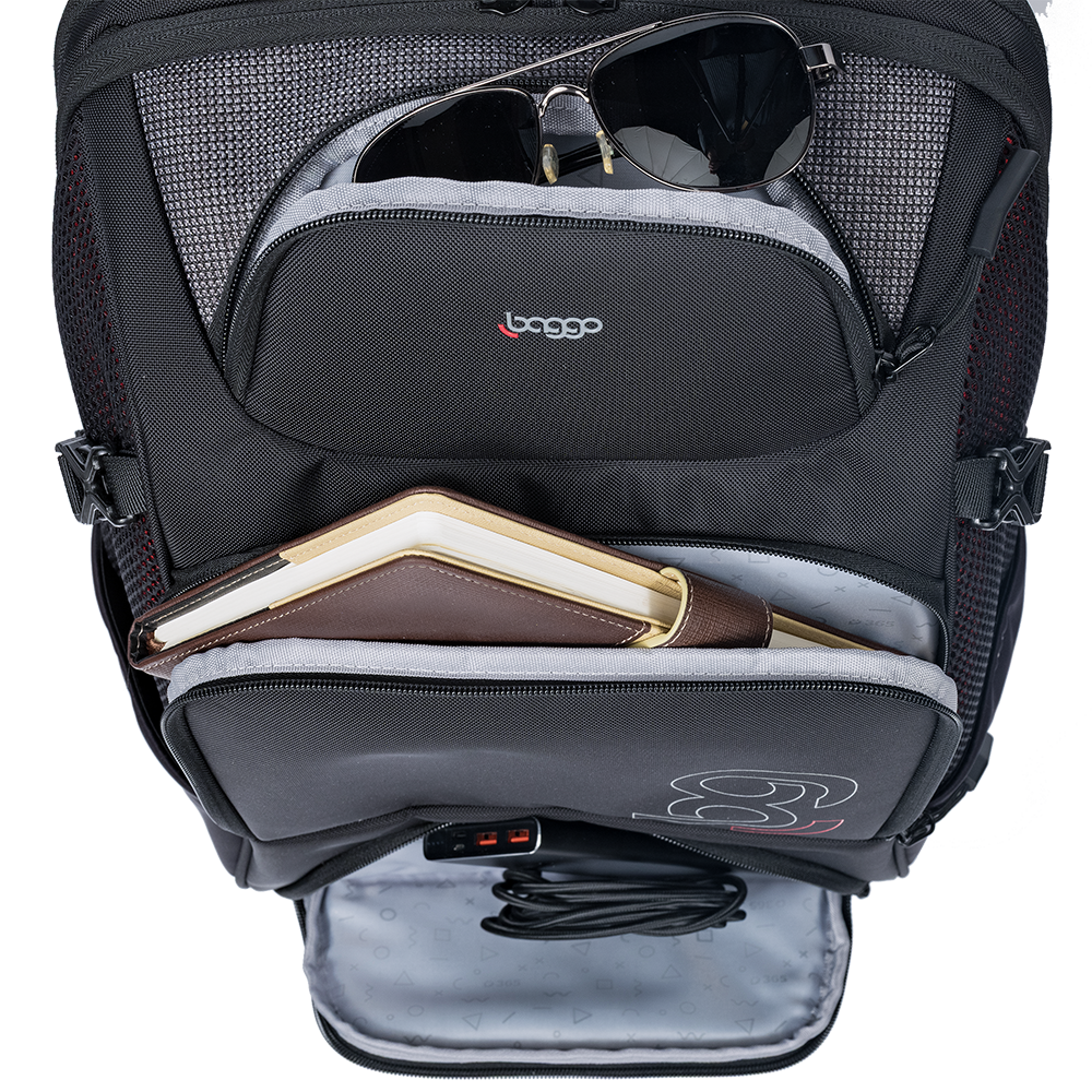 Batoh pro studenty Baggo Jet Redline