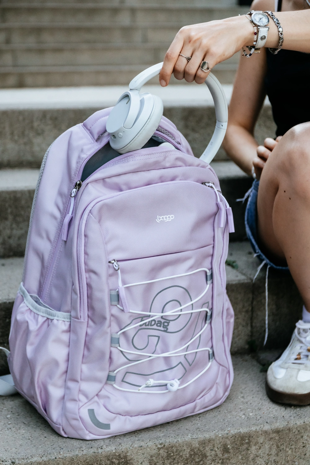 Studentský set Baggo Brisk Bubag Violet  třídílný