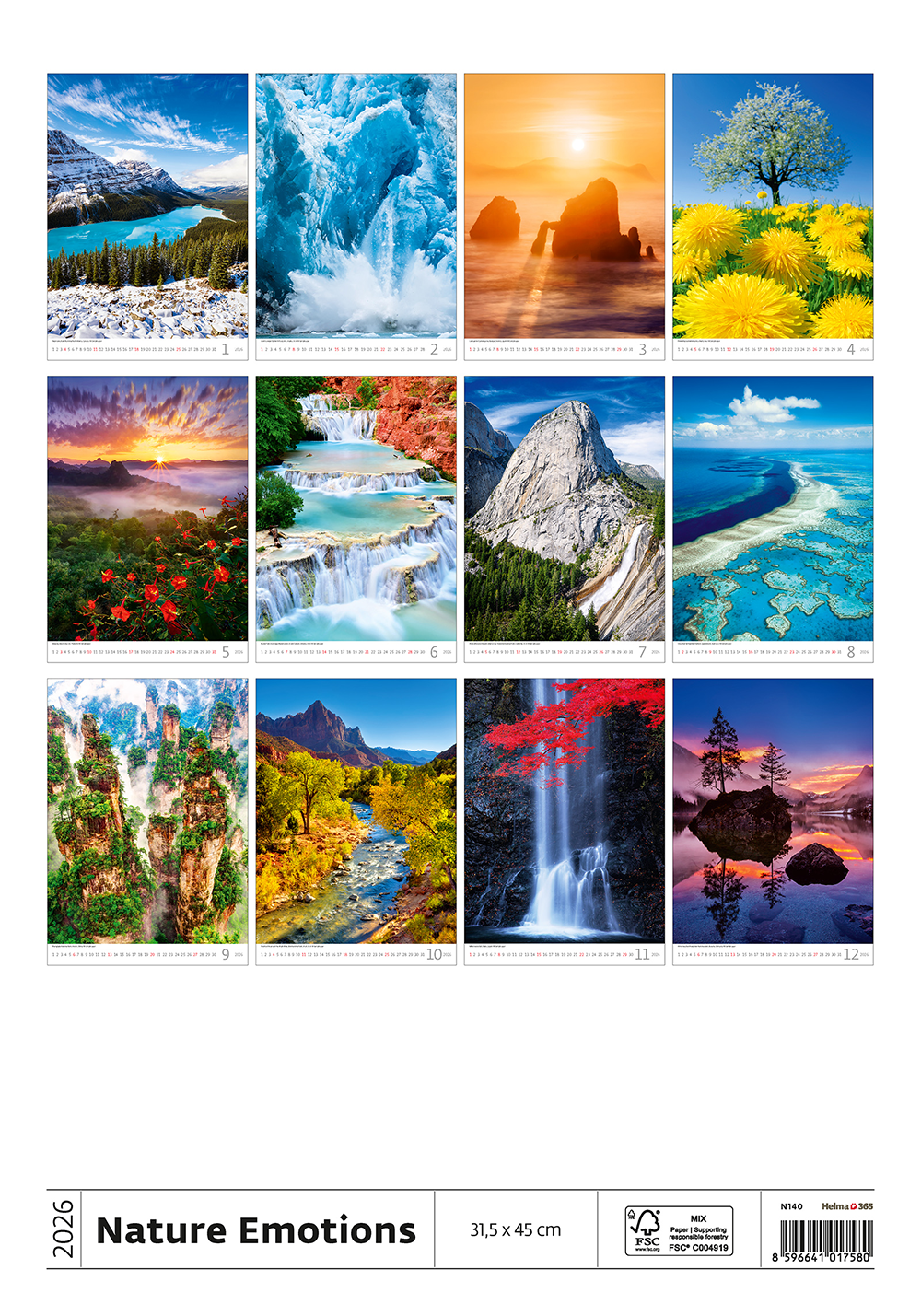 Kalendář Nature Emotions