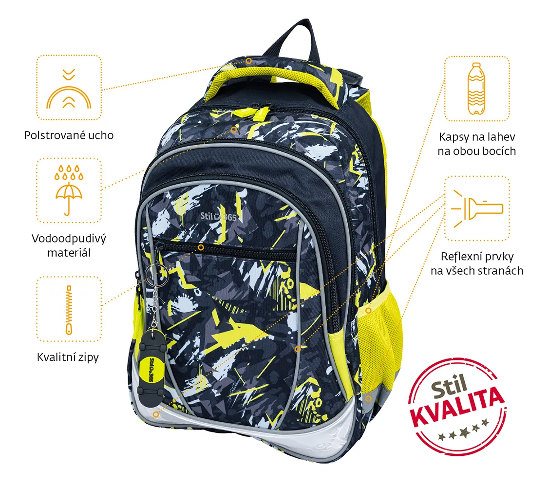 Školní set pětidílný Prime Speedy