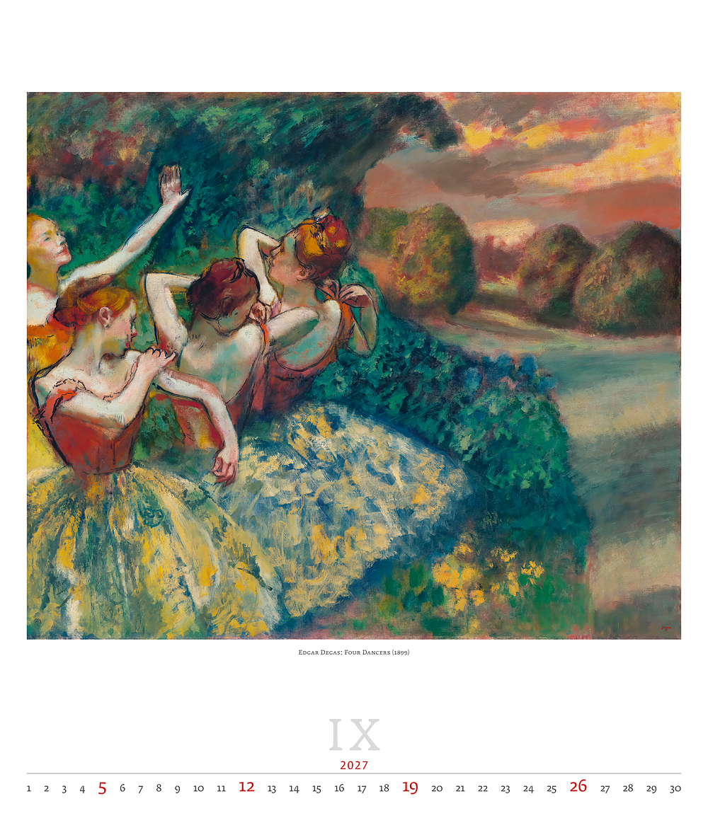 Kalendář Impressionism