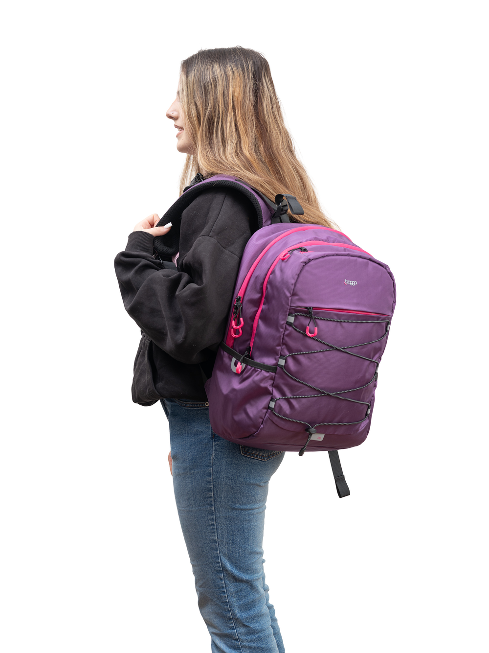 Studentský set Baggo Tweeny Deep Purple  třídílný