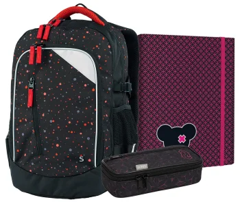Školní set třídílný Midi Dotty