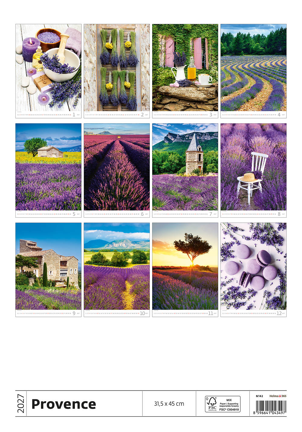 Kalendář Provence