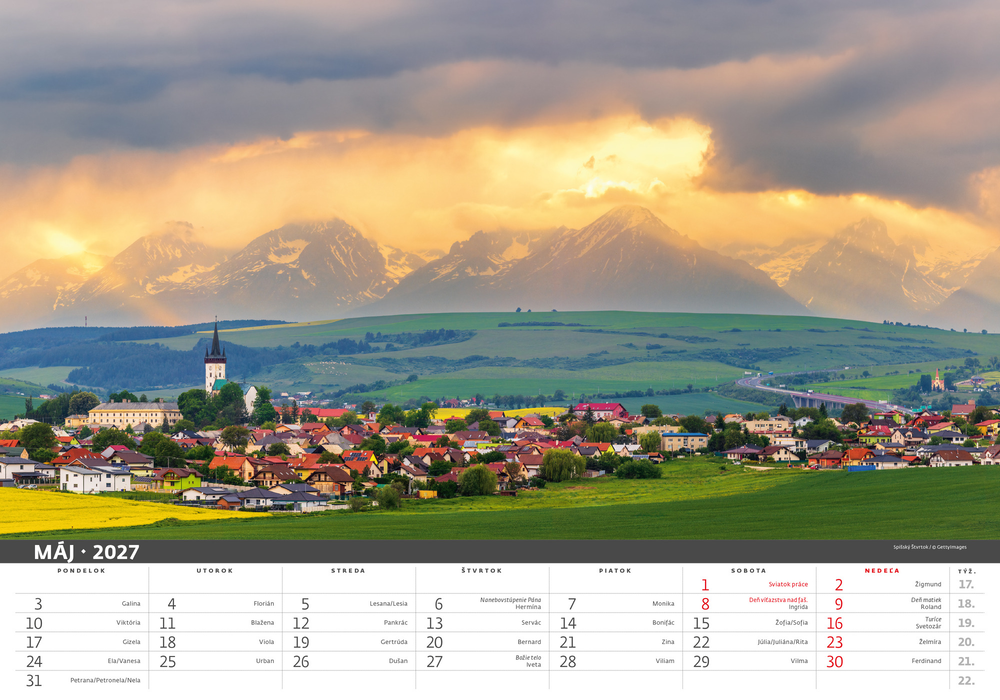 Kalendár Malebné Slovensko