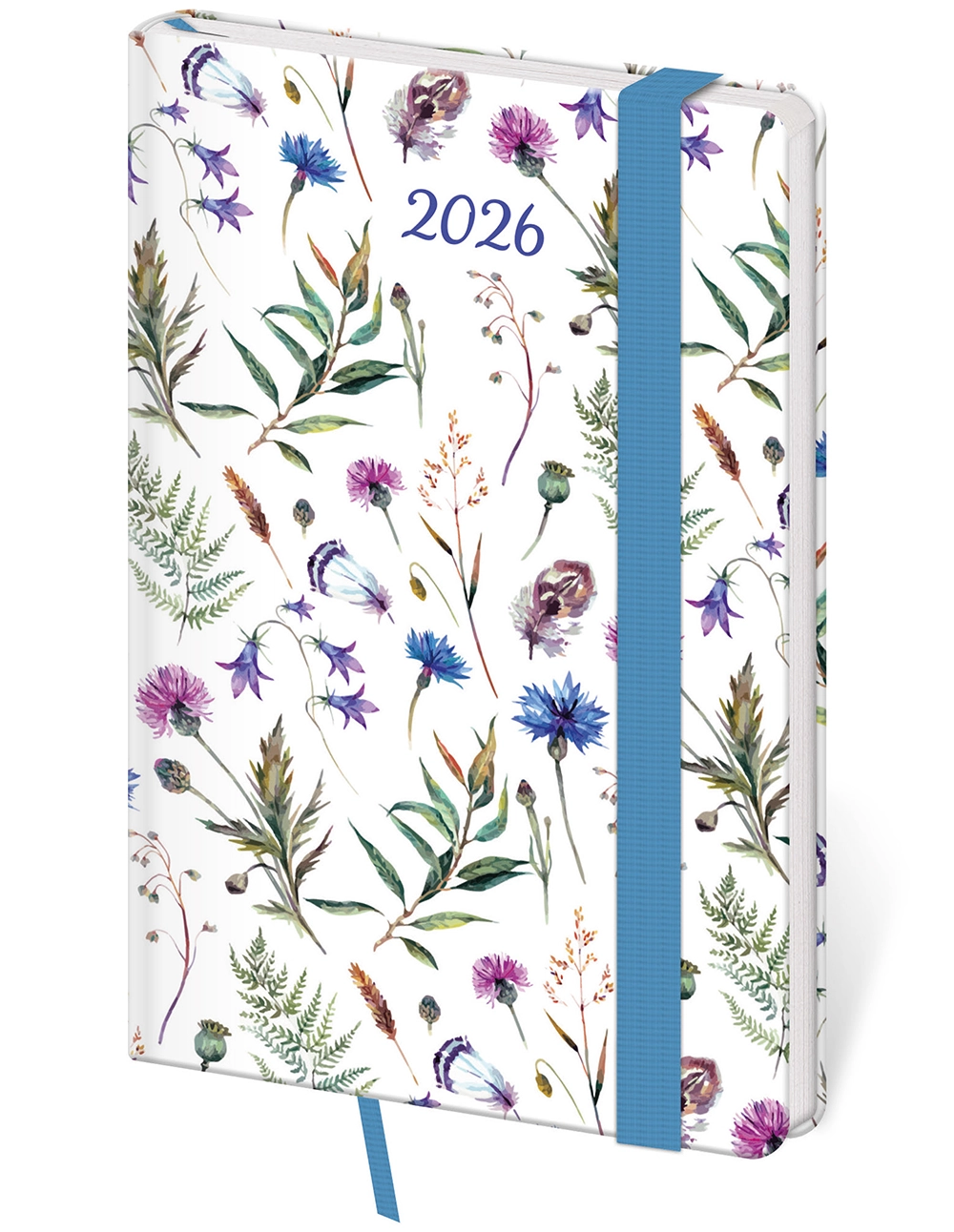 Vreckový diár Vario Wildflowers s gumičkou