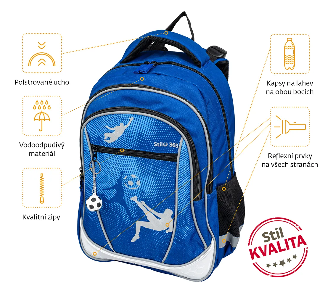 Školní set čtyřdílný Prime Sport