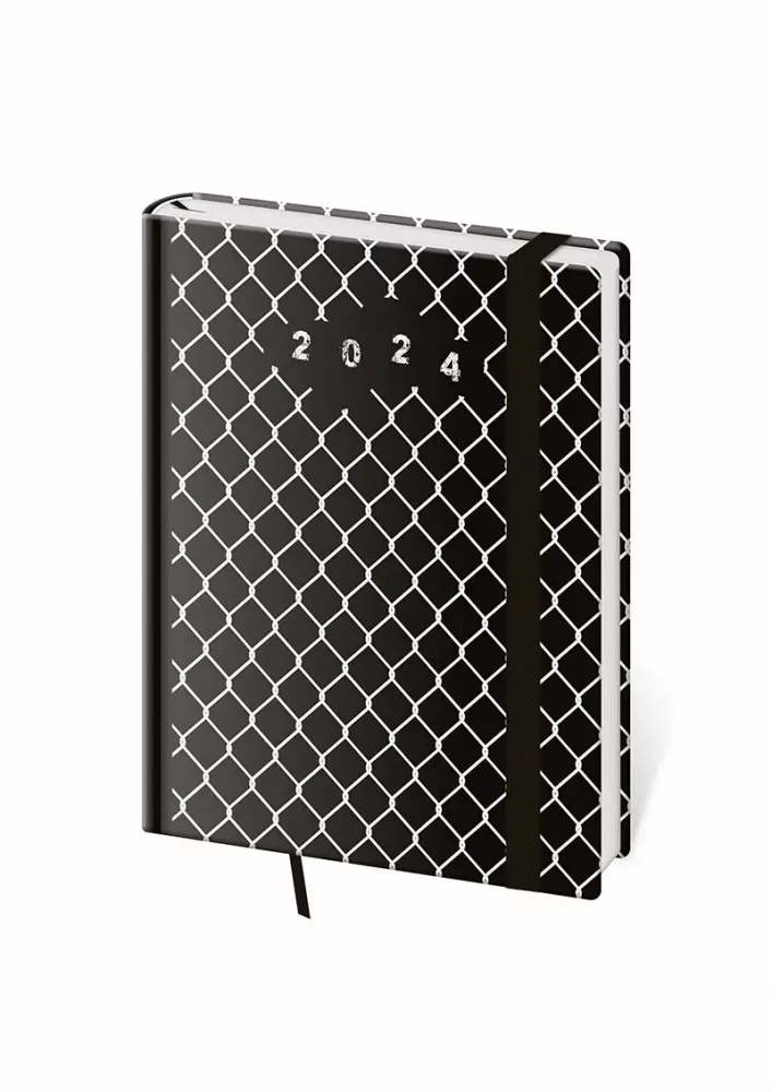 Týdenní diář B6 Vario Wire s gumičkou