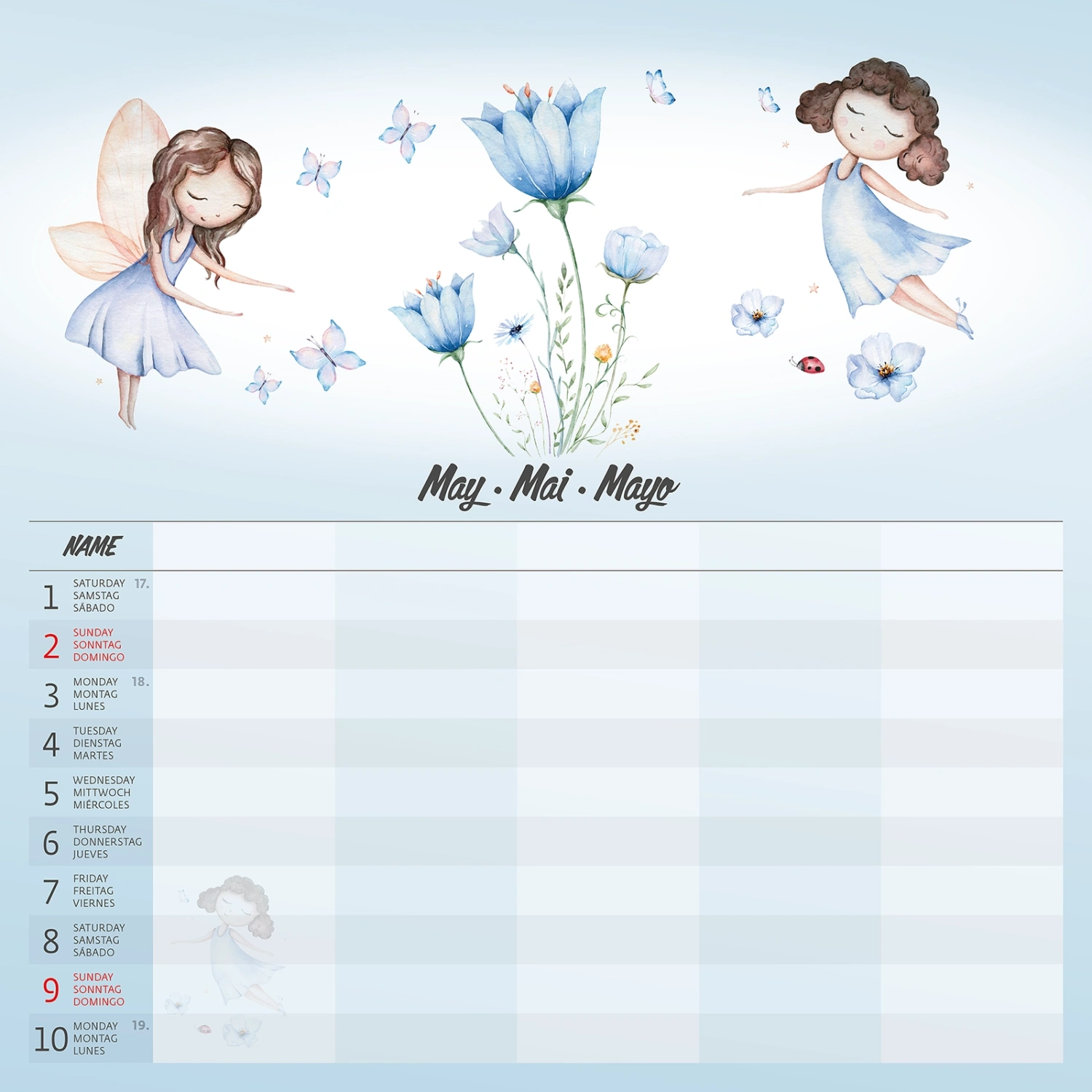 Kalendář Family Planner