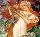 Kalendář Alfons Mucha - vázanka Kalendář Alfons Mucha - vázanka