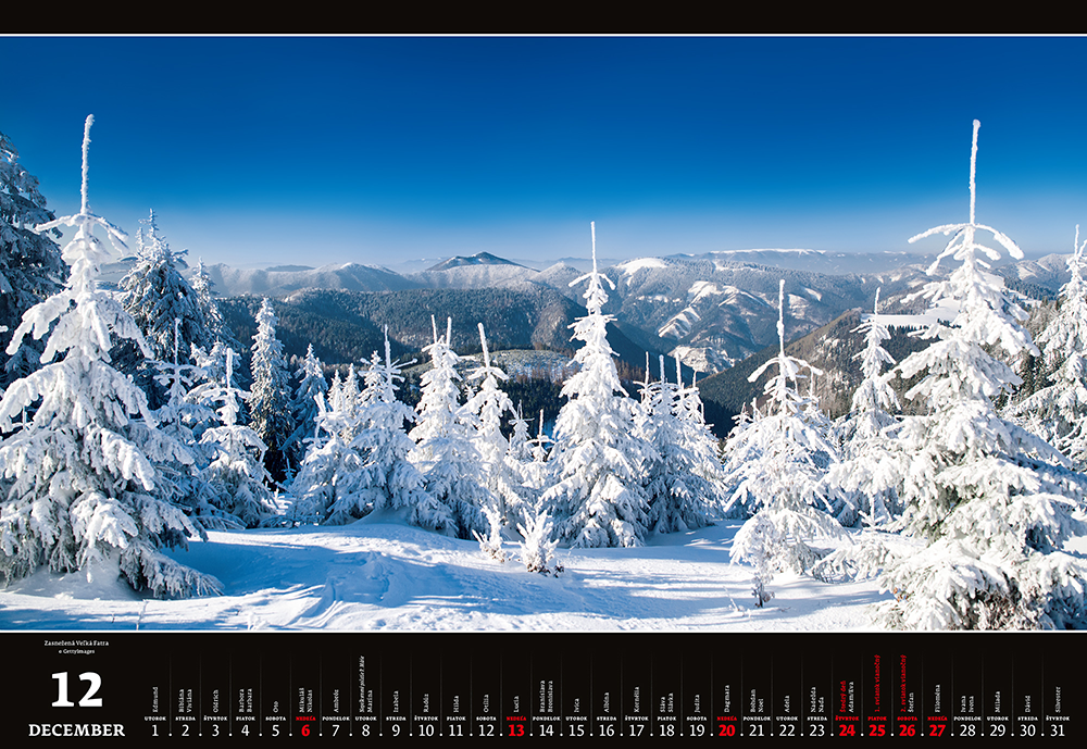 Kalendár Slovakia Panorama