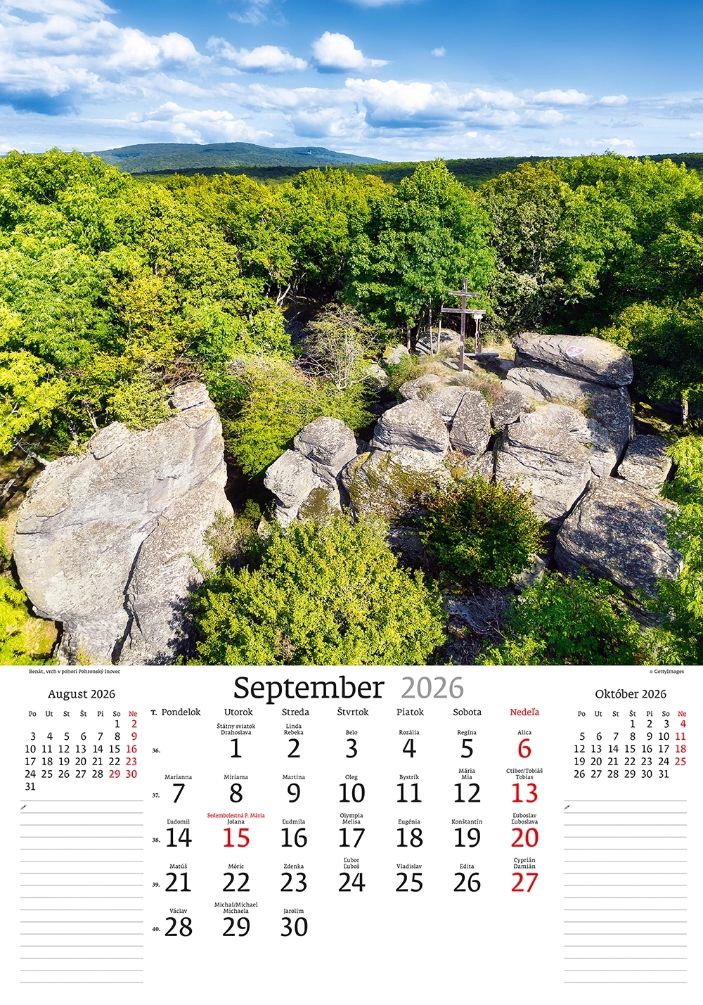 Kalendár Slovenská krajina