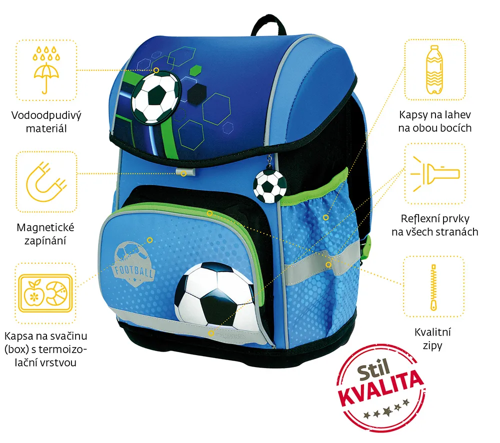Školský set päťdielny Football