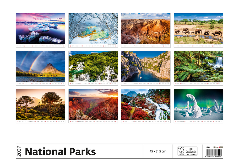 Kalendář National Parks