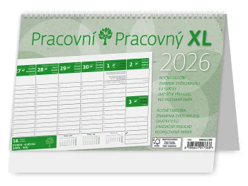 Kalendár Pracovný XL