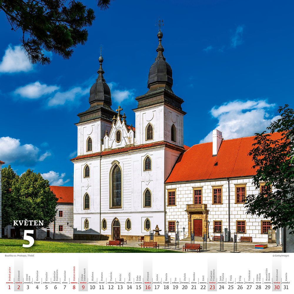 Kalendář Křížem krážem Českou republikou